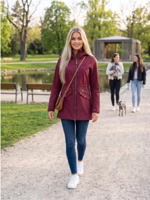 Ženska softshell jakna ALTISPORT GEMEE BORDO
