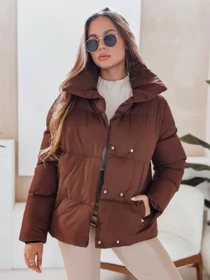 Ženska jakna DSTREET TY4958 RJAVA