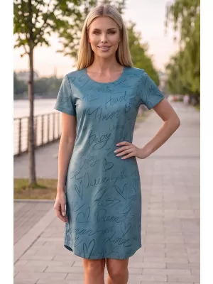 Ženska podaljšana vrhunska majica s kratkimi rokavi ALTISPORT VOJ/ALW084SAT02 ZELENA