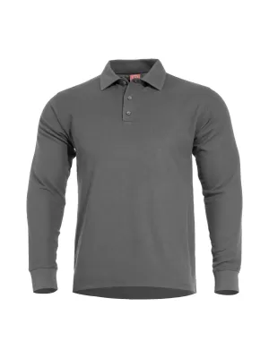 Majica s kratkimi rokavi PENTAGON ANIKETOS LONG POLO K09013 VOLK/SIV