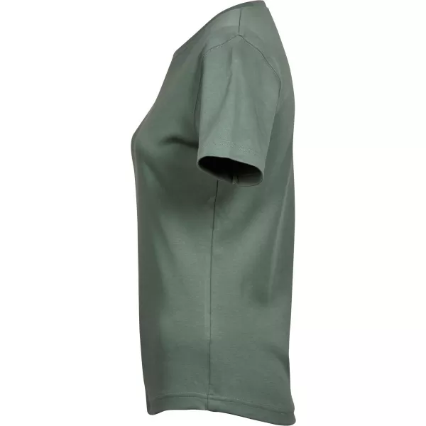  Ženska majica s kratkimi rokavi TEE JAYS | TJ 580 LISTNATO ZELENA 