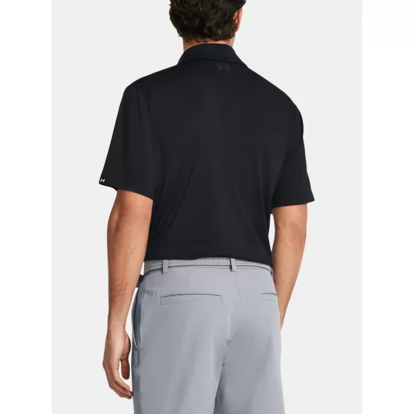  Moška majica s kratkimi rokavi UNDER ARMOUR UA T2G POLO LB 1383255-001 ČRNA 