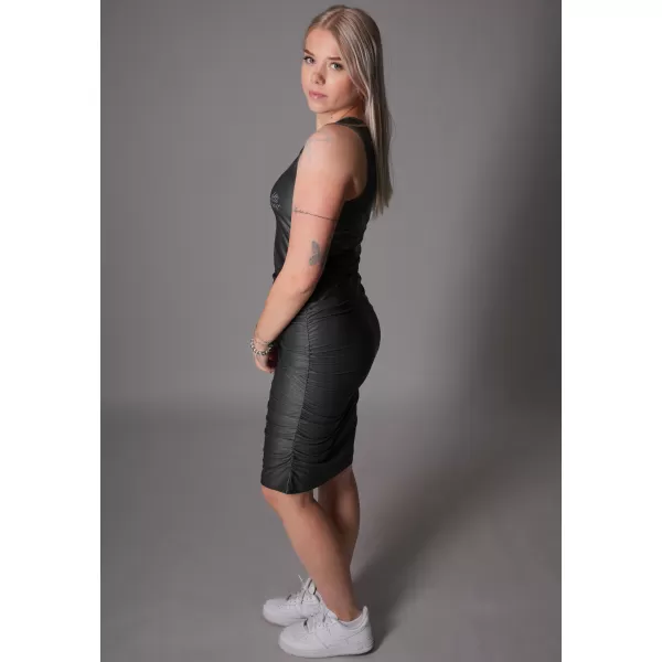  Ženska premium obleka ALTISPORT VOJ/ALW047SAT03 ČRNA 