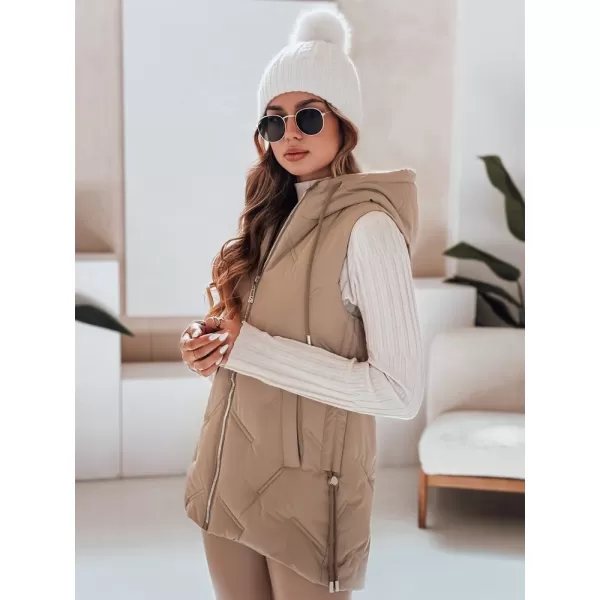  Ženska jakna DSTREET TY5107 KARAMELA 