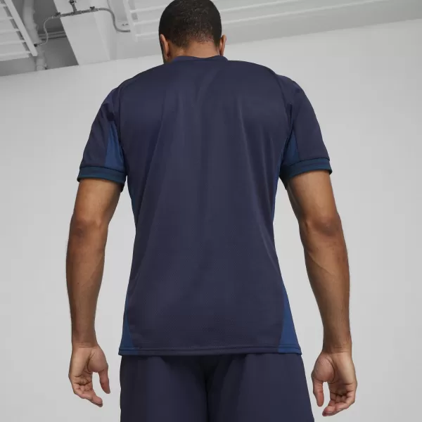  Moški dres PUMA TEAMFINAL JERSEY 70573706 PUMA MORNARIŠKA/BELA/PERZIJSKA MODRA 