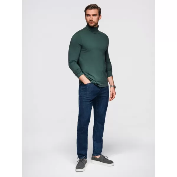  Srajca OMBRE OM-LSCL-0130 TEMNO ZELENA 