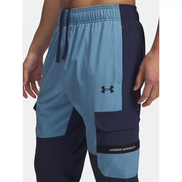  Moške športne hlače UNDER ARMOUR UA TECH UTILITY WOVEN PANT 6004966-403 MODRA 