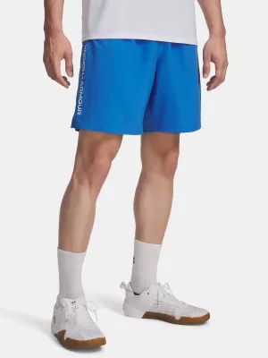 Moške kratke hlače UNDER ARMOUR UA TECH WOVEN WORDMARK SHORT 1383356-402 MODRA