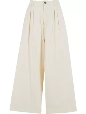 Ženske kavbojke URBAN CLASSICS TB7192 BELI PESEK