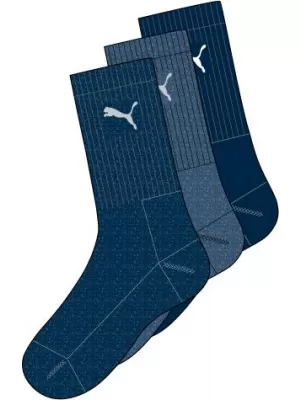 Moške nogavice PUMA CREW SOCK 3P 88035503 MORNARICA