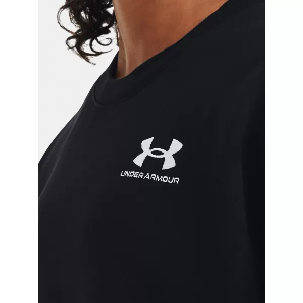 Ženski pulover UNDER ARMOUR ESSENTIAL FLC OS CREW 1379475-001 ČRNA 