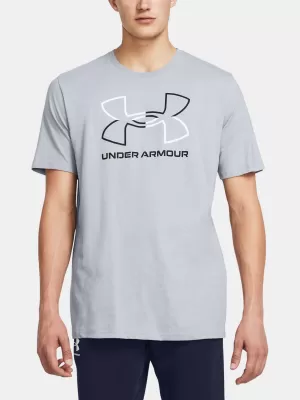 Moška majica s kratkimi rokavi UNDER ARMOUR UA GL FOUNDATION UPDATE SS 1382915-011 SIVA