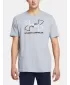 Moška majica s kratkimi rokavi UNDER ARMOUR UA GL FOUNDATION UPDATE SS 1382915-011 SIVA