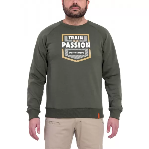  Pulover PENTAGON HAWK SWEATER K09019-TP06 KAMUFLAŽNO ZELENA 