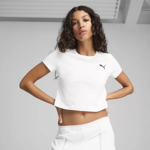  Srajca PUMA WARDROBE ESS BABY TEE 62974502 PUMA BELA 