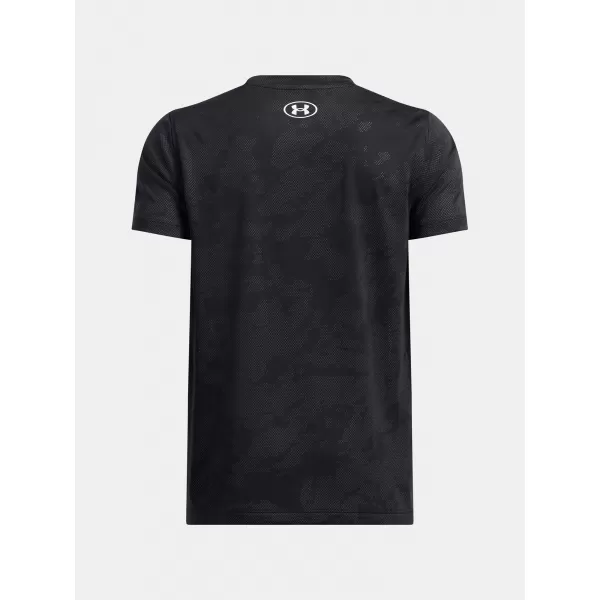  Fantovska majica s kratkimi rokavi UNDER ARMOUR UA TECH VENT JCQRD SS 1390019-001 ČRNA 