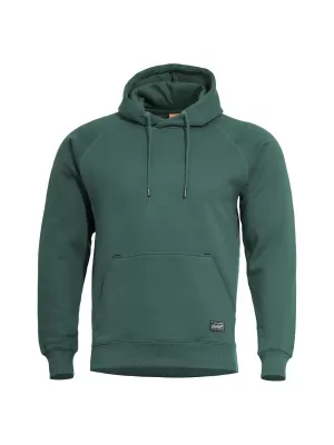 Pulover PENTAGON PHAETON HOOD SWEATER K0902183 SPRINGBOK ZELENA