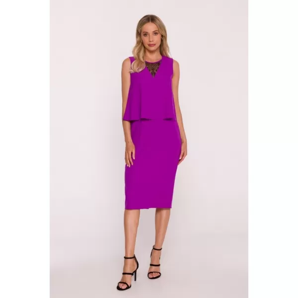 Obleka STYLOVE S422 SIVKA 