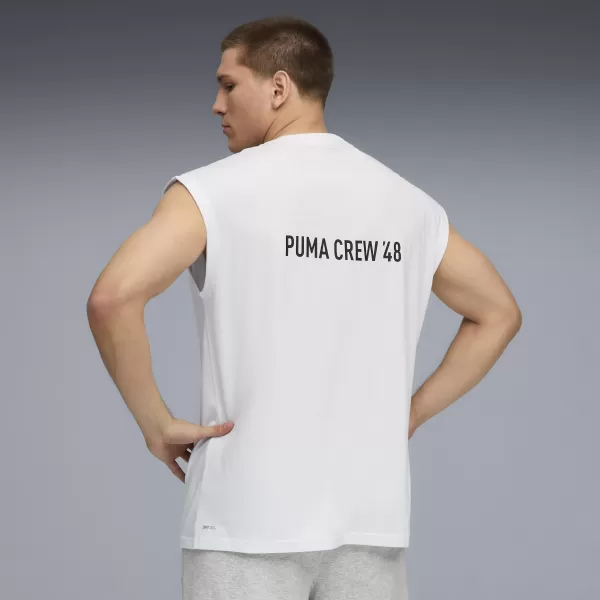  Srajca PUMA M GRAPHIC CUTOFF TANK 52762002 PUMA BELA 
