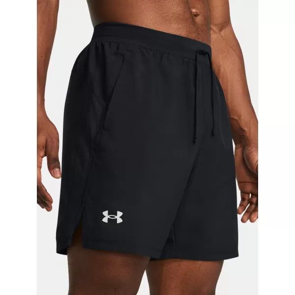  Moške kratke hlače UNDER ARMOUR UA LAUNCH 7'' UNLINED SHORTS 1382622-001 ČRNA 