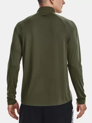 Moška majica s kratkimi rokavi UNDER ARMOUR UA TECH 2.0 1/2 ZIP 1328495-392 ZELENA