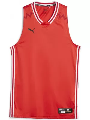 Moški dres PUMA HOOPS TEAM GAME JERSEY 67662804 PUMA RDEČA