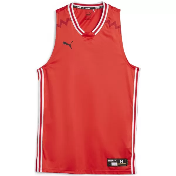  Moški dres PUMA HOOPS TEAM GAME JERSEY 67662804 PUMA RDEČA 