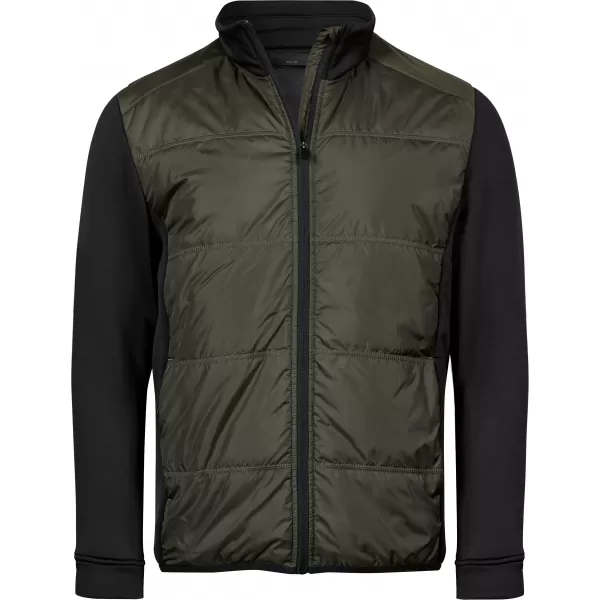  Moška jakna TEE JAYS | TJ 9110 GLOBOKO ZELENA/ČRNA 