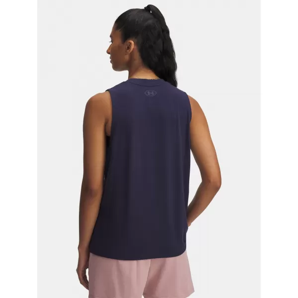  Ženski brezrokavnik UNDER ARMOUR UA VARSITY TANK 6005631-410 MODRA 