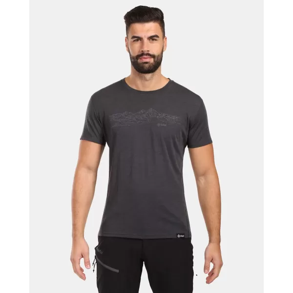  Moška tehnična majica KILPI SLOPER-M ZM0302KI TEMNO SIVA 