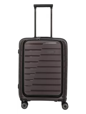 Kovček TRAVELITE AIR BASE 4W S FRONT POCKET KAVA