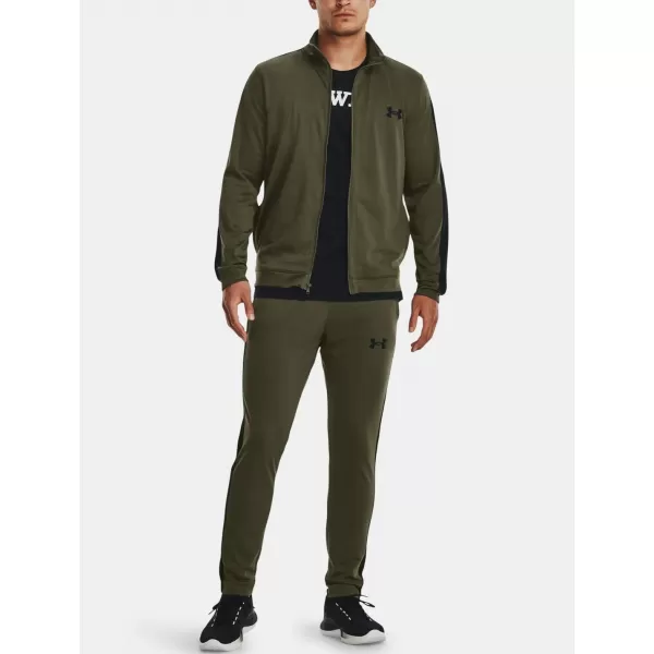  Moški komplet UNDER ARMOUR UA KNIT TRACK SUIT 1357139-390 ZELENA 