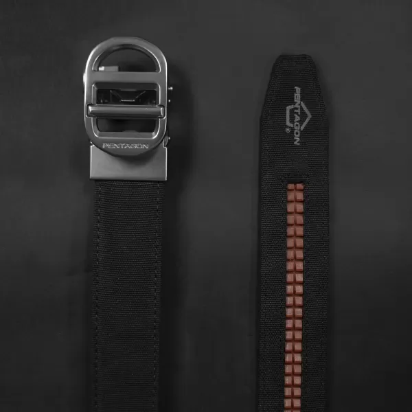  Pas PENTAGON CHUCK RATCHET BELT DRK K17104 ČRNA 