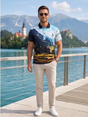 Moška funkcionalna majica z vrhunskim ovratnikom ALTISPORT VOJ/ALM116TR05 GORE