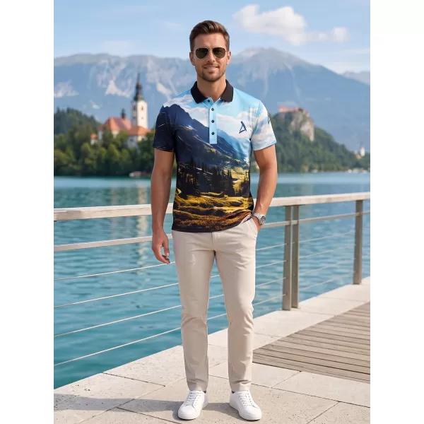  Moška funkcionalna majica z vrhunskim ovratnikom ALTISPORT VOJ/ALM116TR05 GORE 