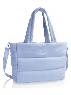 Torba HEYS PUFFER TOTE BAG SVETLO MODRA