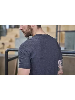 Moška majica s kratkimi rokavi TEE JAYS | TJ 7020 ČRNI MELANŽ