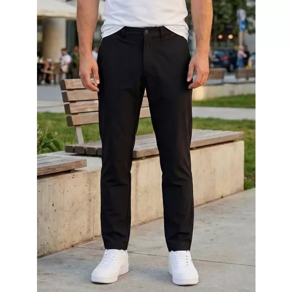  Moške hlače ALTISPORT ATS TROUSER SLIM-FIT ČRNA 