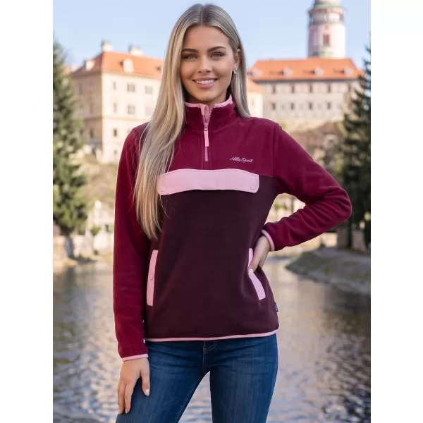 Ženski pulover iz flisa ALTISPORT GEMMY BORDO 