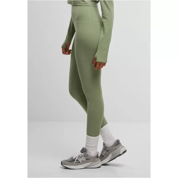  Ženske hlače URBAN CLASSICS TB7804 MATCHA ZELENA 