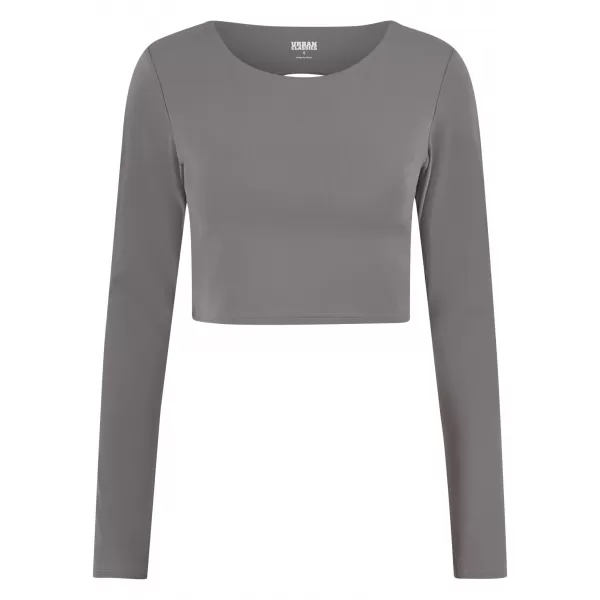  Ženska majica s kratkimi rokavi URBAN CLASSICS TB7807 SENIOR GREY 