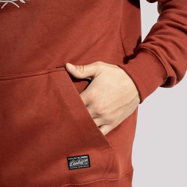  Pulover PENTAGON PHAETON HOOD SWEATER K09021-LA83 SPRINGBOK ZELENA 