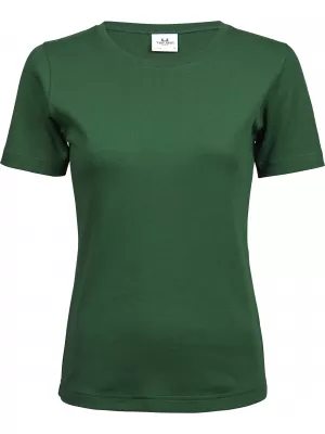 Ženska majica s kratkimi rokavi TEE JAYS | TJ 580 GOZDNO ZELENA
