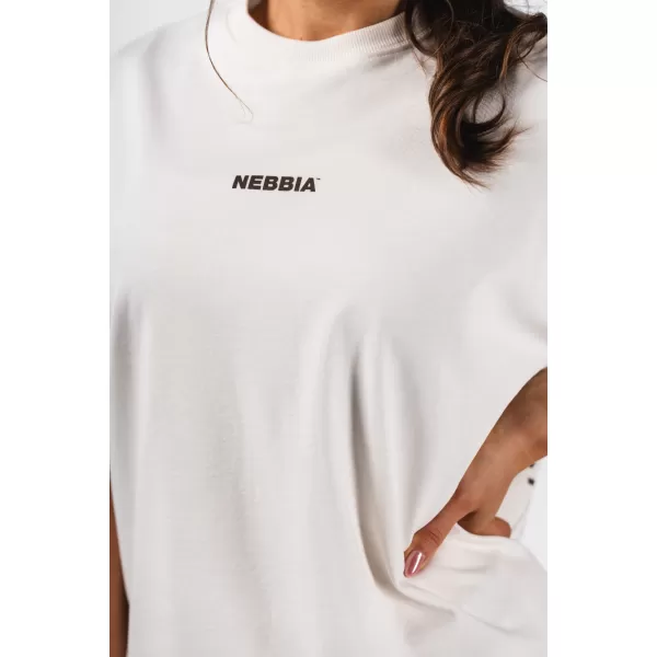  Oversized majica RESET 491 CREAM Nebbia 