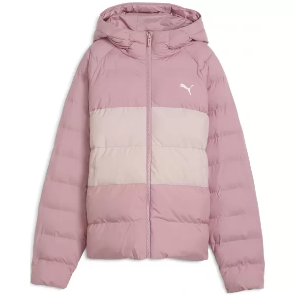  Otroška jakna PUMA SYNTHETIC HOODED PUFFER JACKET 68840465 URAVNOVEŠENA ROZA 