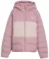 Otroška jakna PUMA SYNTHETIC HOODED PUFFER JACKET 68840465 URAVNOVEŠENA ROZA