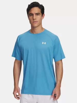 Moška majica s kratkimi rokavi UNDER ARMOUR UA TECH TEXTURED SS 1382796-453 MODRA