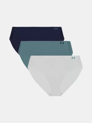 Ženske spodnjice UNDER ARMOUR UA PURE STRETCH NS (3KS) 1383897-014 ZDRAVO SIVA