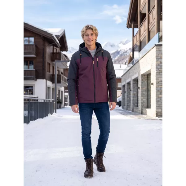  Moška zimska jakna ALTISPORT NEROM BORDO 