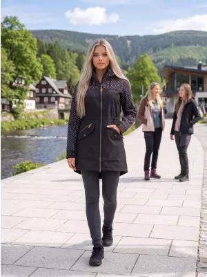 Ženska softshell jakna ALTISPORT GEMEE ČRNA
